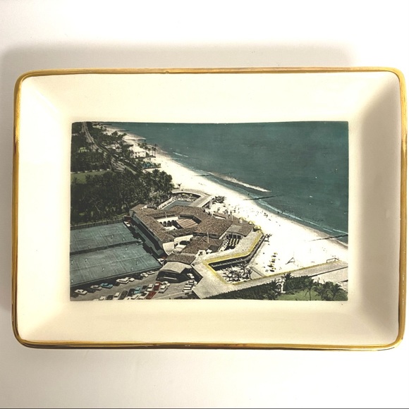 Palm Beach B&T trinket Plate - Picture 1 of 7
